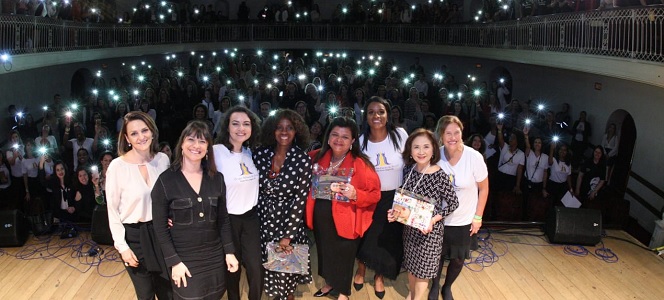 Luiza Trajano arranca risos e aplausos durante evento sobre empreendedorismo feminino em Poa